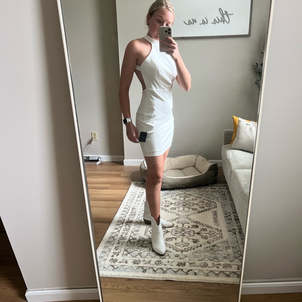 White lulus dress